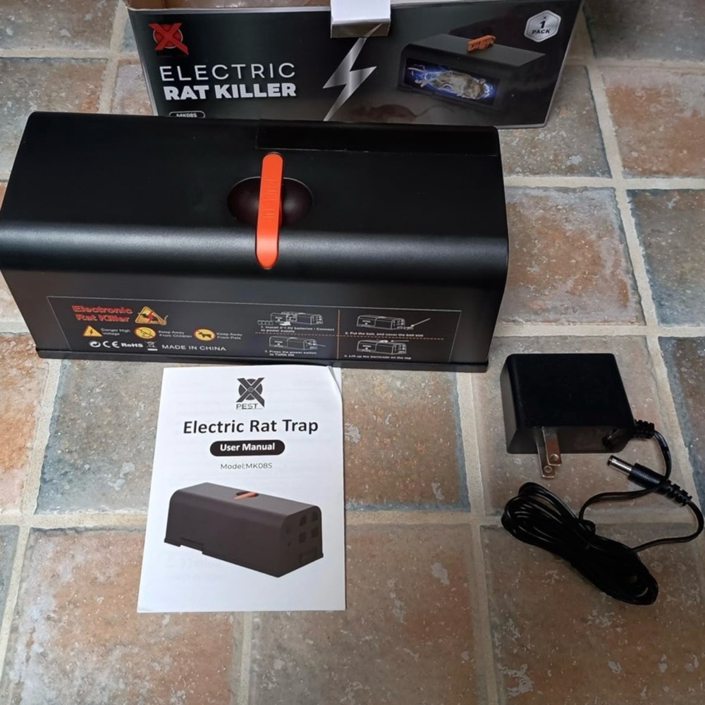 Black Electric Rat Killer Trap